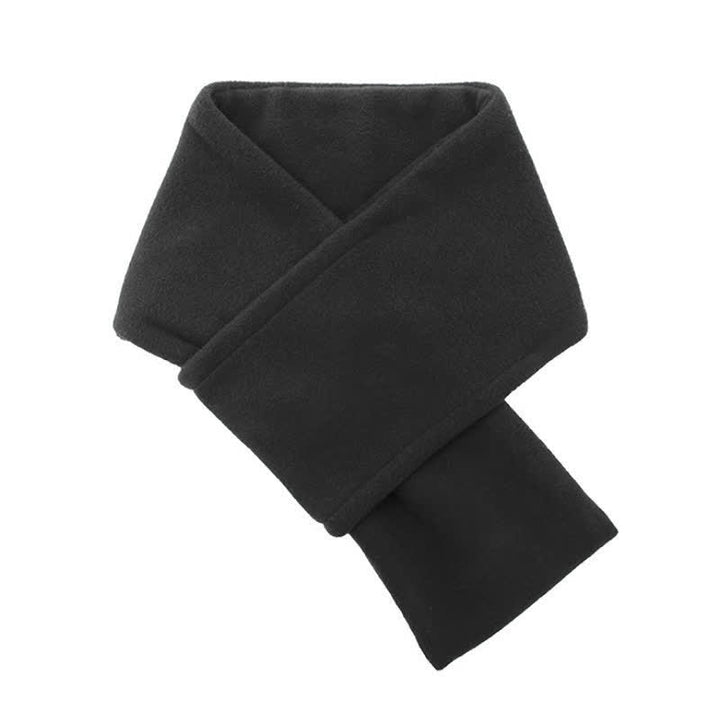 Buddha Stones Fall Winter Plush Cross Front Neck Warmer Minimalist Scarves - image 1