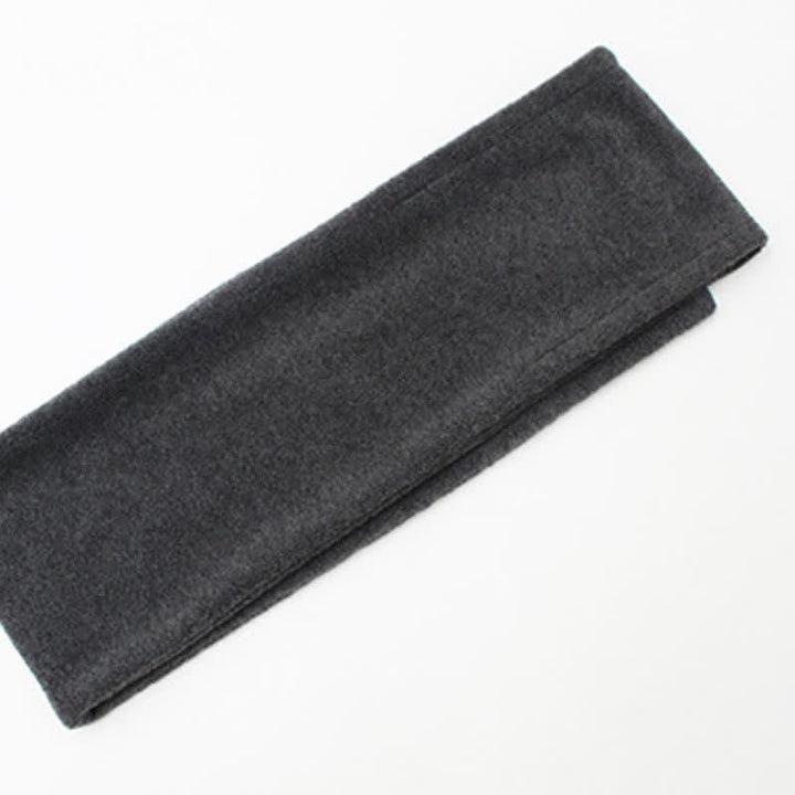 Buddha Stones Fall Winter Plush Cross Front Neck Warmer Minimalist Scarves - image 15