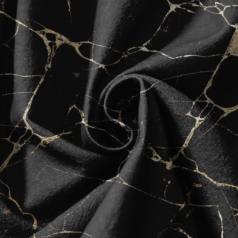 Buddha Stones Pure Cotton Boho Marble Streak Pattern Drawstring Men's Harem Pants With Pockets - image 5