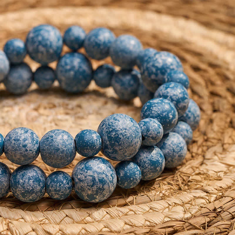 Buddha Stones Rustic Wood Bead Double Tassel Hanging Mindful Living Decor - image 23