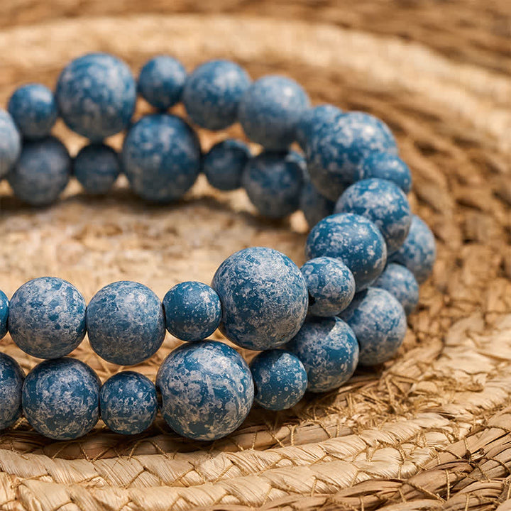 Buddha Stones Rustic Wood Bead Double Tassel Hanging Mindful Living Decor - image 23