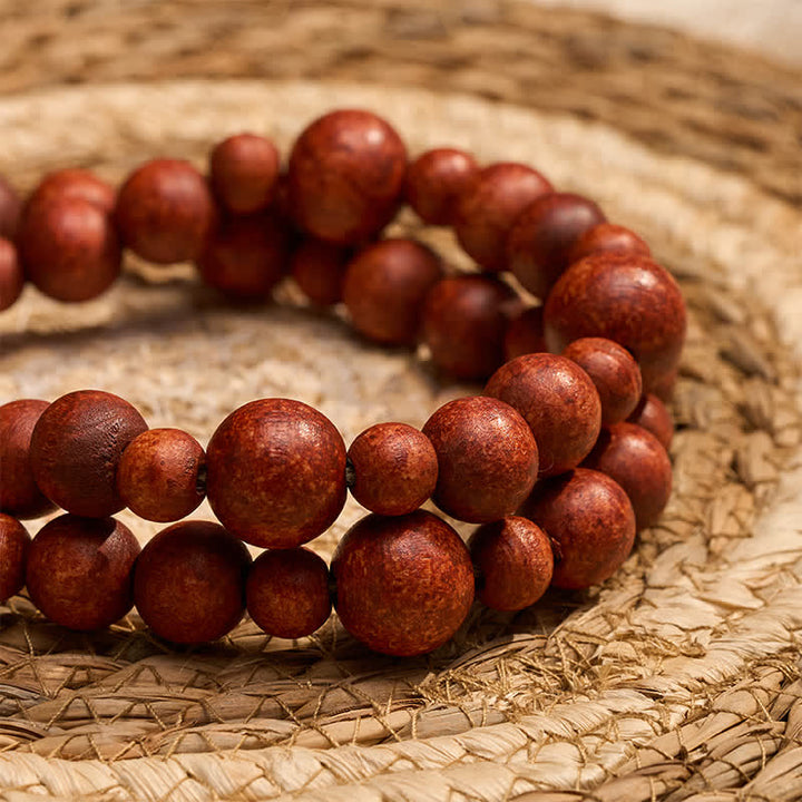 Buddha Stones Rustic Wood Bead Double Tassel Hanging Mindful Living Decor - image 15