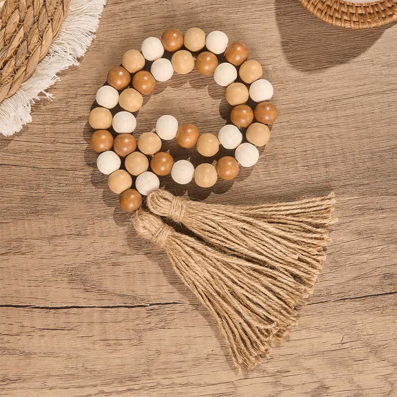 Buddha Stones Boho Country Beaded Tassel Accent Mindful Living Decor - 80 cm - image 0