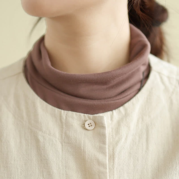 Buddha Stones Spring Fall Casual Retro Button-Up Solid Women's Jacket With Pockets - image 5