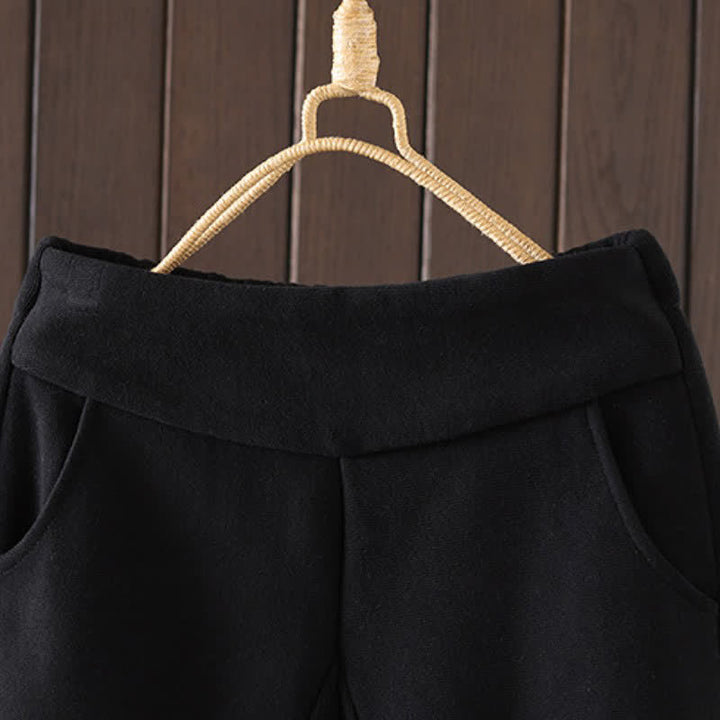Buddha Stones Winter Casual Solid Cotton Ankle Pants Women's Tapered Pants With Pocket - image 1