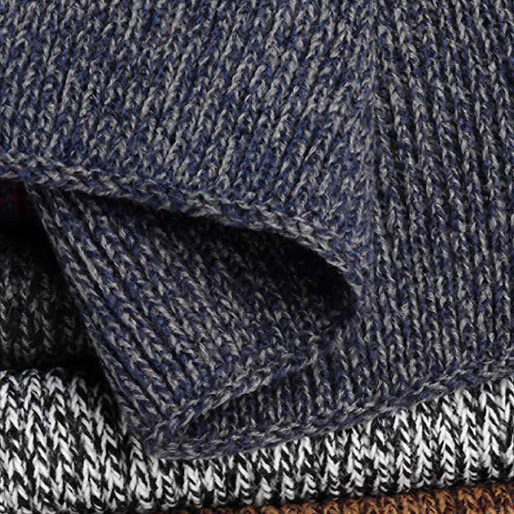 Buddha Stones Fall Winter Thick Knit Classic Commuter Men's Scarf - image 2