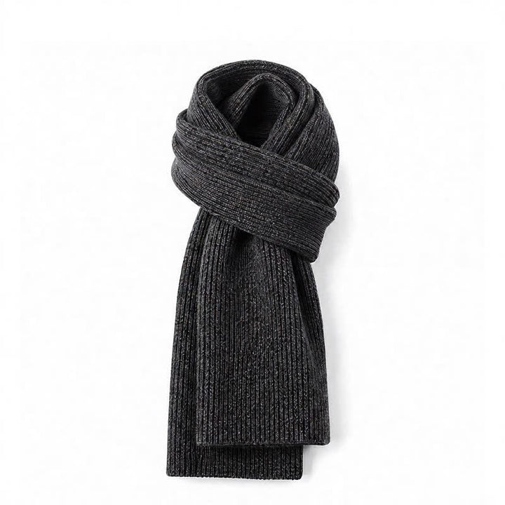 Buddha Stones Fall Winter Thick Knit Classic Commuter Men's Scarf - DimGray - image 14