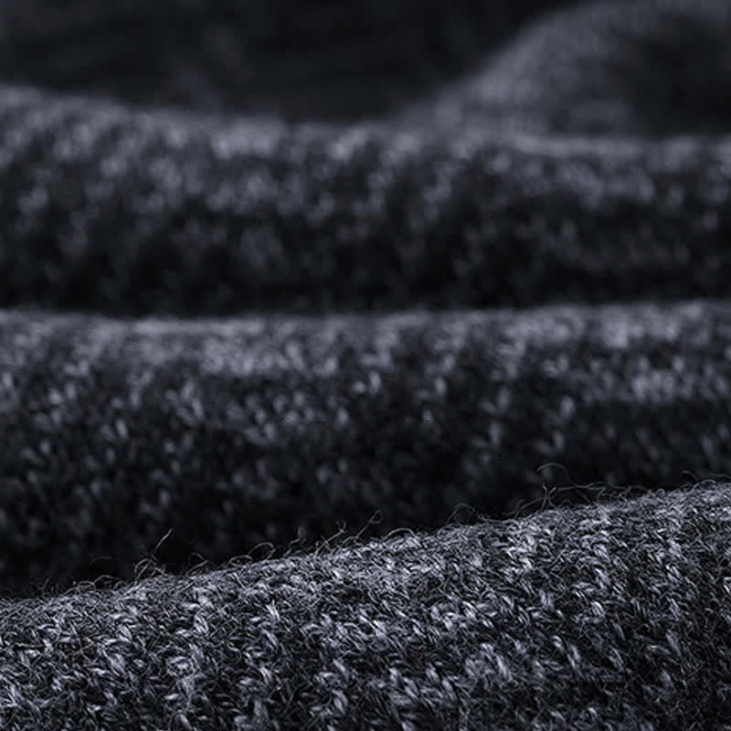 Buddha Stones Fall Winter Understated Herringbone Travel Men's Scarf - image 3