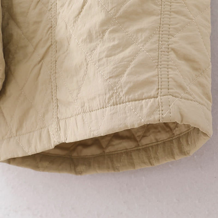 Buddha Stones Winter Minimalist Plain Drawstring Solid Ankle Pants Women's Straight Leg Pants With Pockets - image 21
