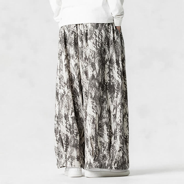 Buddha Stones Spring Fall Casual Simple Striped Ankle Pants Corduroy Men's Straight Leg Pants With Pockets - image 4