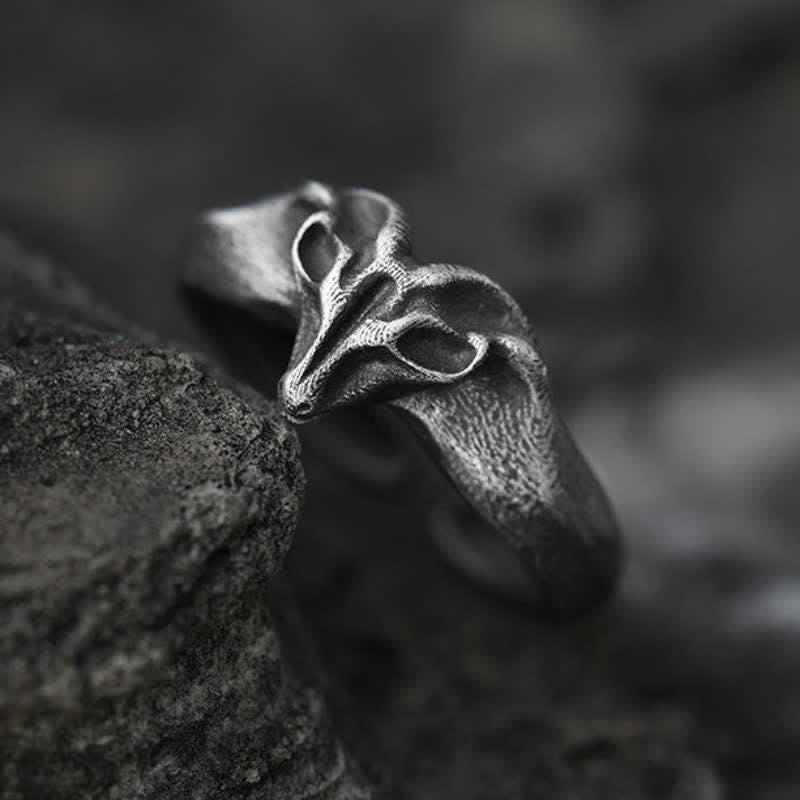 Buddha Stones Year of the Goat 999 Sterling Silver Auspicious Sheep Protection Open Ring - image 2