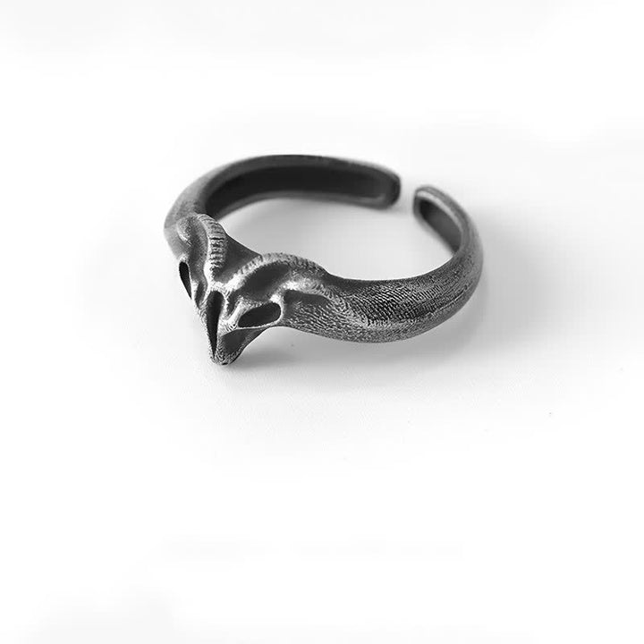 Buddha Stones Year of the Goat 999 Sterling Silver Auspicious Sheep Protection Open Ring - image 20