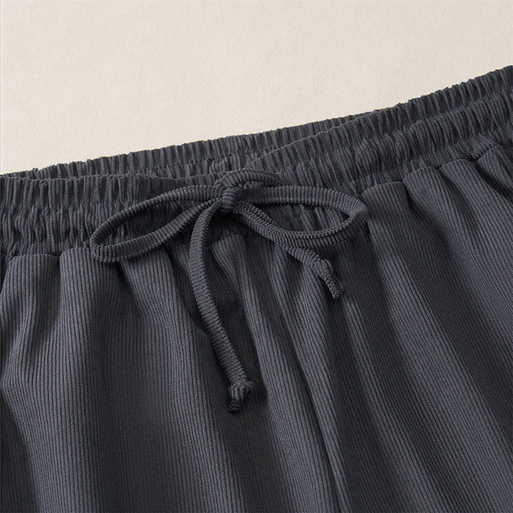 Buddha Stones Spring Casual Minimalist Drawstring Solid Ankle Pants Women's Harem Pants With Pockets - image 20