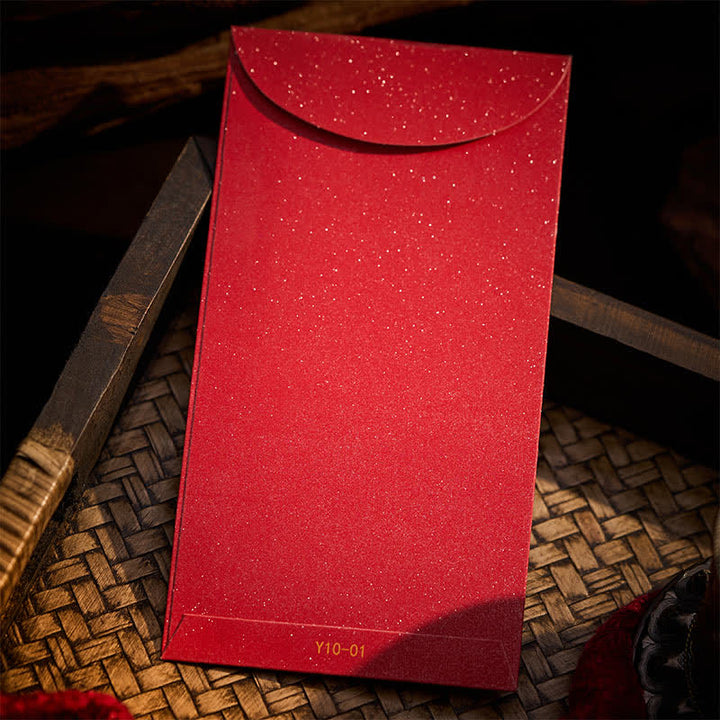 Buddha Stones 6Pcs Year of the Goat Traditional Chinese Year Blessing Red Envelope Set - image 10