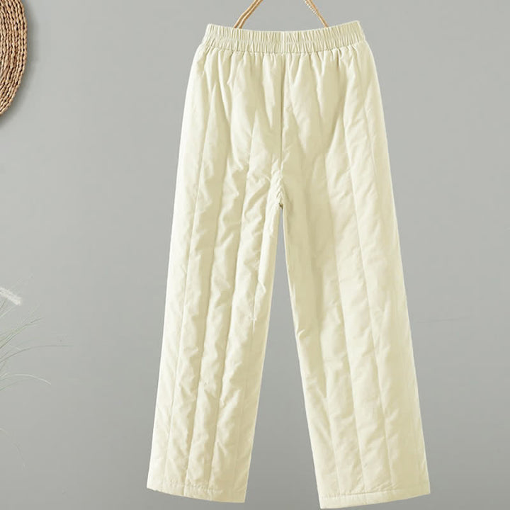 Buddha Stones Fall Winter Casual Basic Solid Ankle Pants Women's Straight Leg Pants With Pockets - image 11
