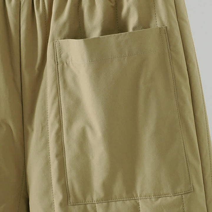 Buddha Stones Fall Winter Casual Basic Solid Ankle Pants Women's Straight Leg Pants With Pockets - image 2