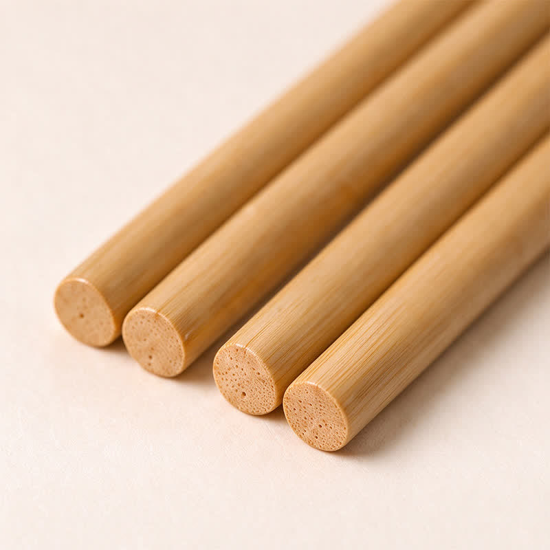 Buddha Stones Japanese Style Puppy Dog Cat Bamboo Wood Chopsticks - image 4