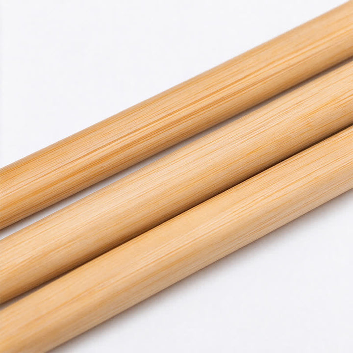 Buddha Stones Japanese Style Puppy Dog Cat Bamboo Wood Chopsticks - image 28