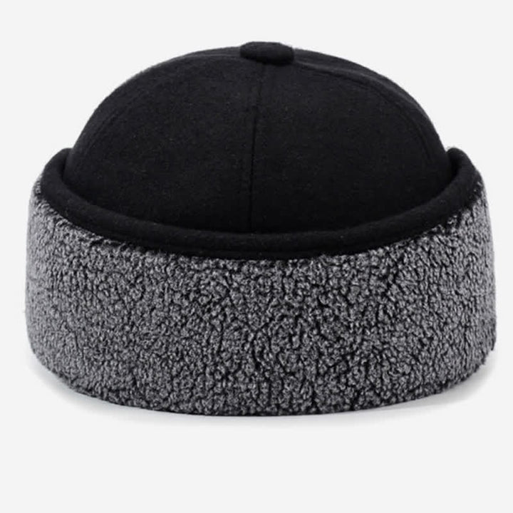 Buddha Stones Winter Plush Trim Earflap Baseball Style Men's Hat - image 5