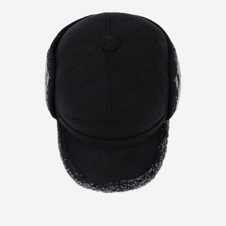 Buddha Stones Winter Plush Trim Earflap Baseball Style Men's Hat - image 12