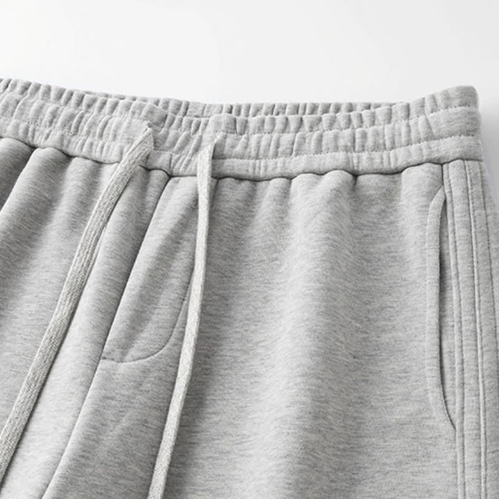 Buddha Stones Fall Winter Casual Drawstring Solid Long Pants Men's Tapered Pants With Pockets - image 3