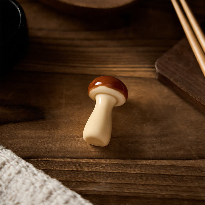 Buddha Stones Ceramic Vegetable Design Mini Tabletop Chopstick Holder - image 28