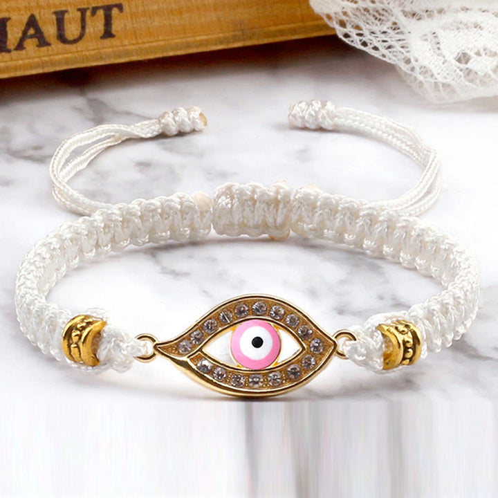 Buddha Stones Evil Eye Keep Away Evil Spirits String Bracelet