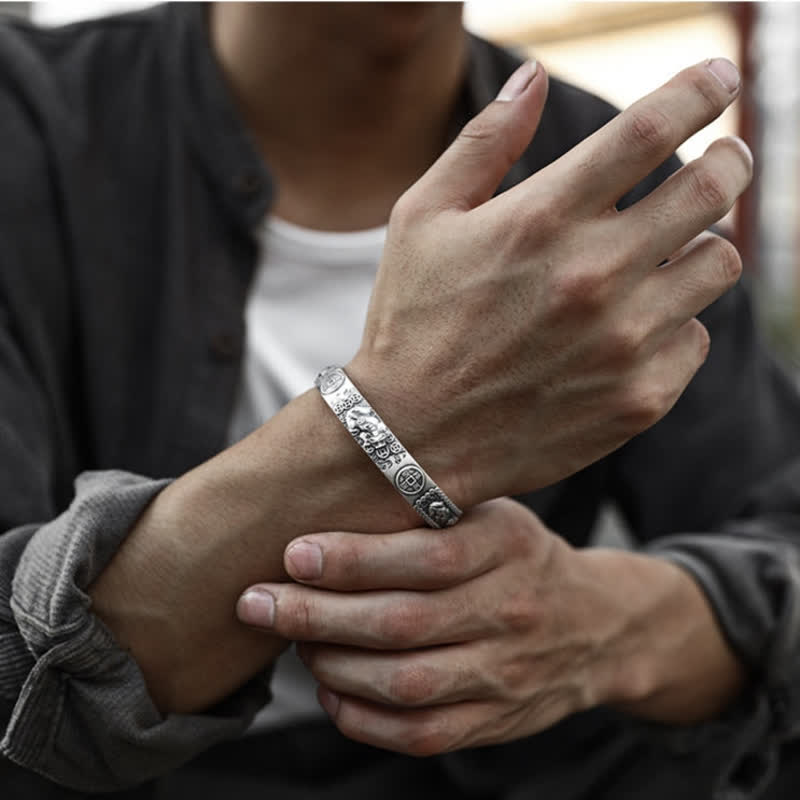 Buddha Stones FengShui Lucky PiXiu Protection Adjustable Bracelet - image 7