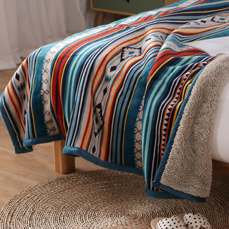 Geometric Warm Soft Bed Throw Blanket - image 18