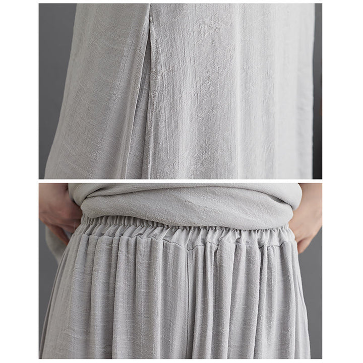 Simple Pattern Meditation Prayer Spiritual Zen Practice Yoga Clothing Women's Set - image 6