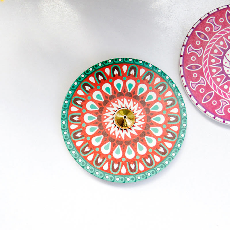 Colorful Pattern Ceramic Blessing Stick Incense Burner - image 8