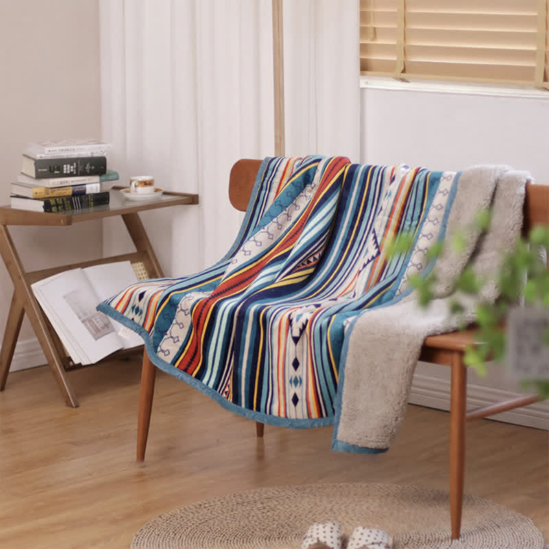 Geometric Warm Soft Bed Throw Blanket - image 2