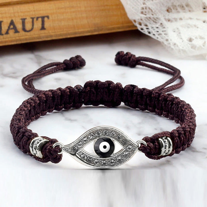 Buddha Stones Evil Eye Keep Away Evil Spirits String Bracelet