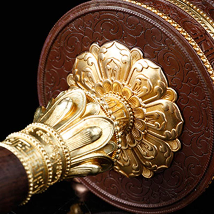 Tibetan Prayer Wheel Six True Words Copper Balance Decoration - image 8