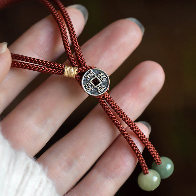 Buddha Stones 925 Sterling Silver Handmade Chinese Zodiac Natal Buddha Cyan Bodhi Seed Protection Braided Red String Bracelet - image 16