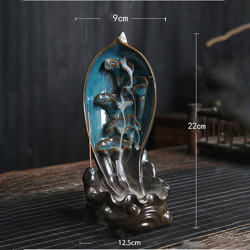 Waterfall Incense Burner Backflow Incense Holder - image 9