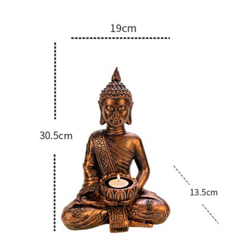 Tibetan Buddha Blessing Decoration Candlestick - image 1