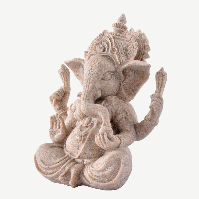 Ganesh Ganpati Elephant Statue Wealth Blessing Home Decoration - image 5