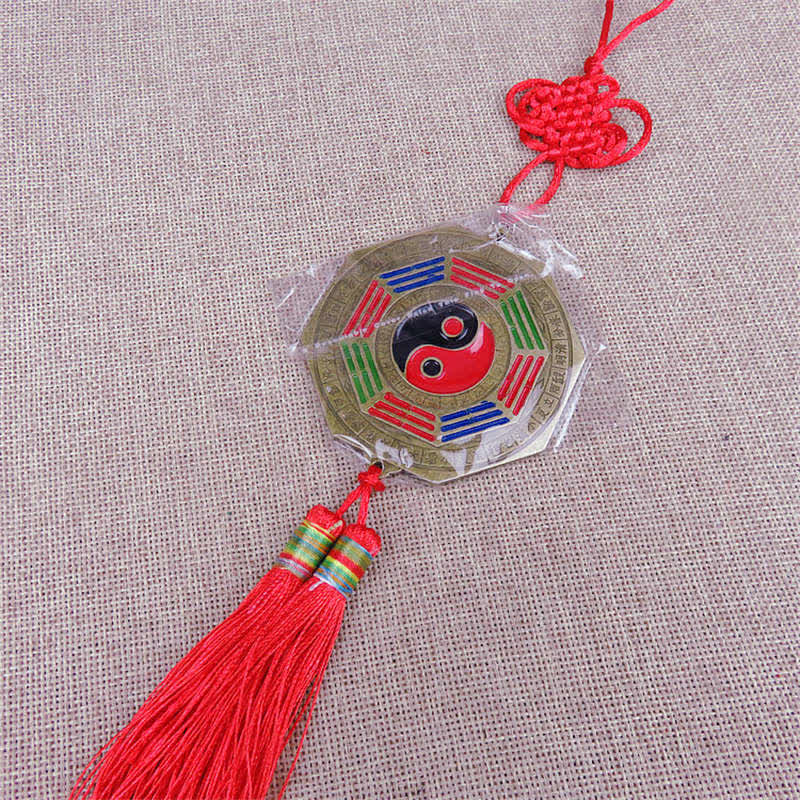 Feng Shui Bagua Map Chinese Knotting Harmony Energy Map Mirror - image 16
