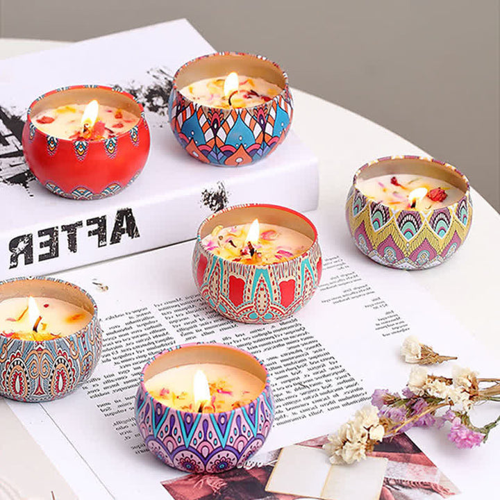 White Tea Ginger Flower Lavender Gardenia Scented Soy Wax Candle Gift For Family Friends - image 7