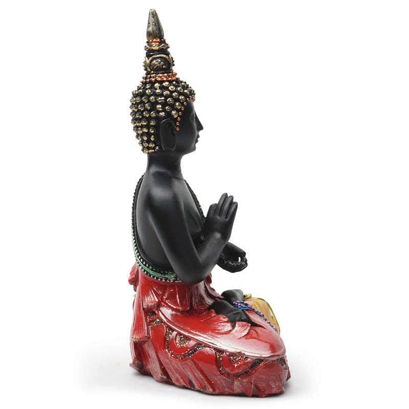 Thai Buddha Serenity Resin Statue Decoration - image 5