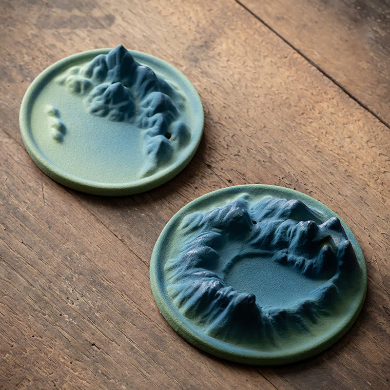 Creative Mountain River Ceramic Healing Backflow Incense Burner - image 13