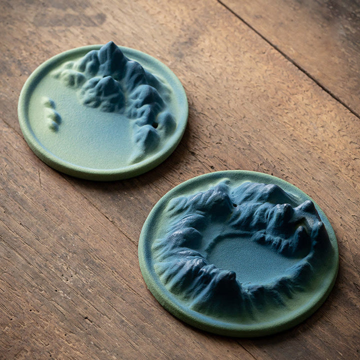 Creative Mountain River Ceramic Healing Backflow Incense Burner - image 13