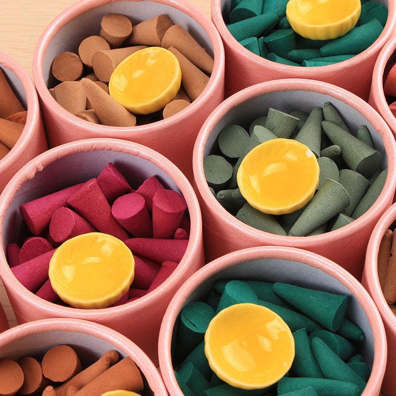 Buddha Stones Tibetan Scented Tower Incense Cones - image 3