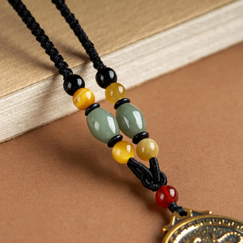 12 Chinese Zodiac Blessing Wealth Fortune Necklace Pendant - image 25