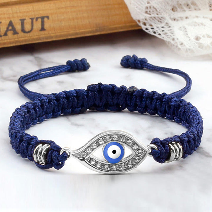 Buddha Stones Evil Eye Keep Away Evil Spirits String Bracelet