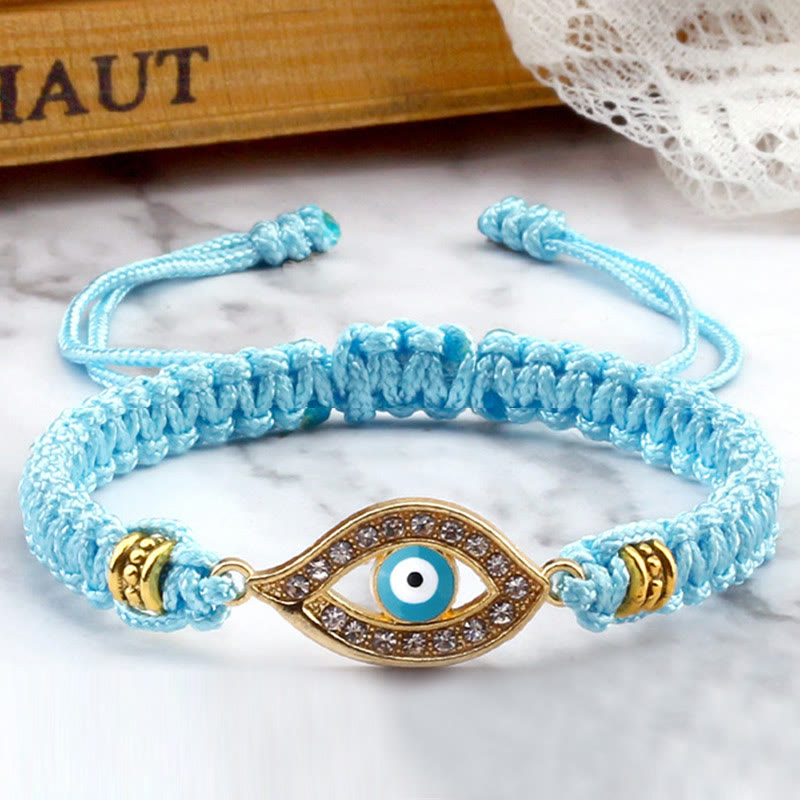 Buddha Stones Evil Eye Keep Away Evil Spirits String Bracelet