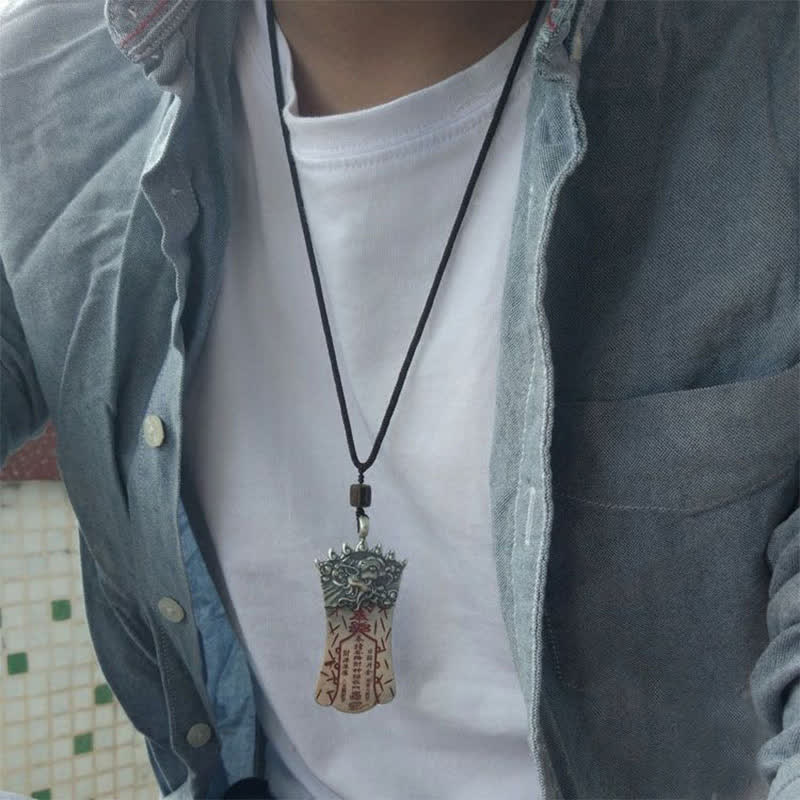 FengShui Bagua PiXiu Cinnabar Balance Necklace Pendant - image 5