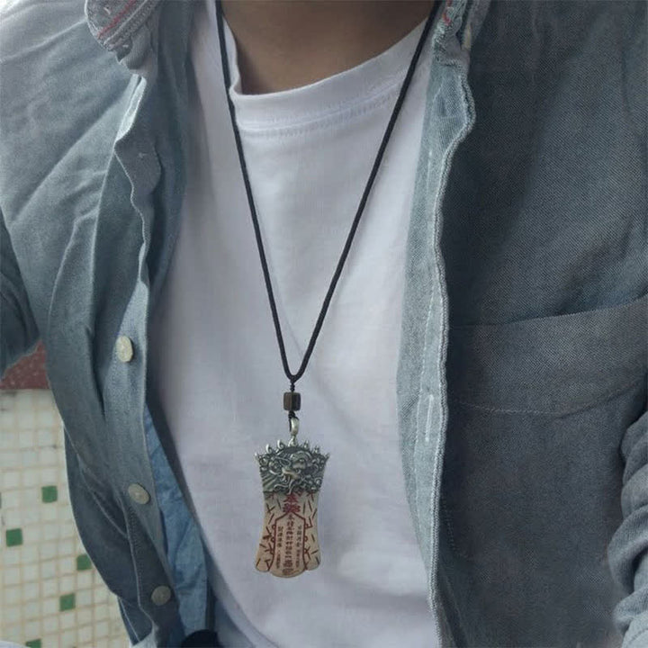 FengShui Bagua PiXiu Cinnabar Balance Necklace Pendant - image 5