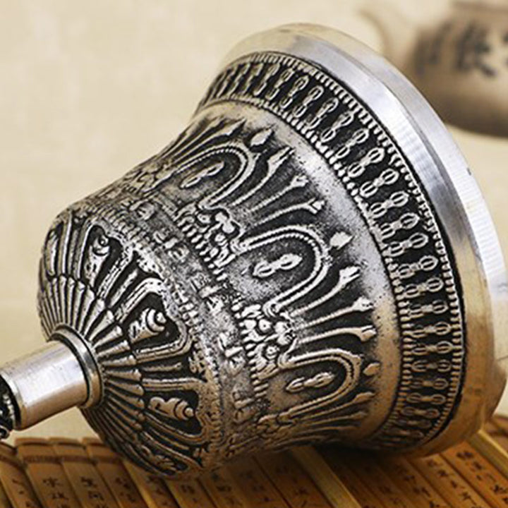Buddha Stones Tibetan Meditation Bell and Vajra Dorje Copper Decoration Set - image 8